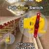 , pull Rope Switch  پول راپ سوییچ , پول رپ سوییچ،سوییچ طنابی ، توقف اضطراری نوار نقاله